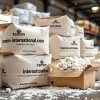 Cotton ready to be exported